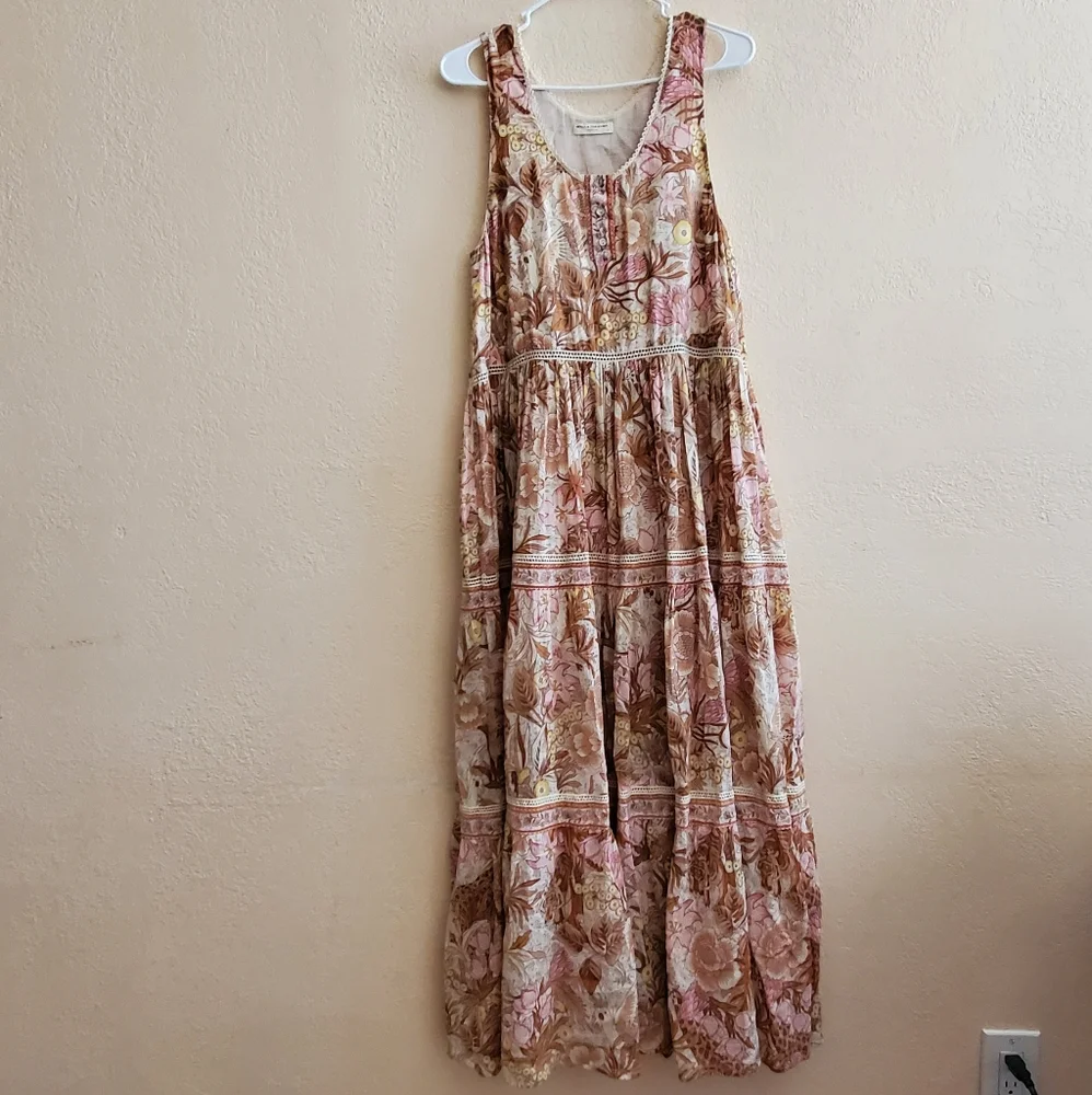 Spell & The Gypsy Collective Maxi Sundress Cream - Picture 3 of 16